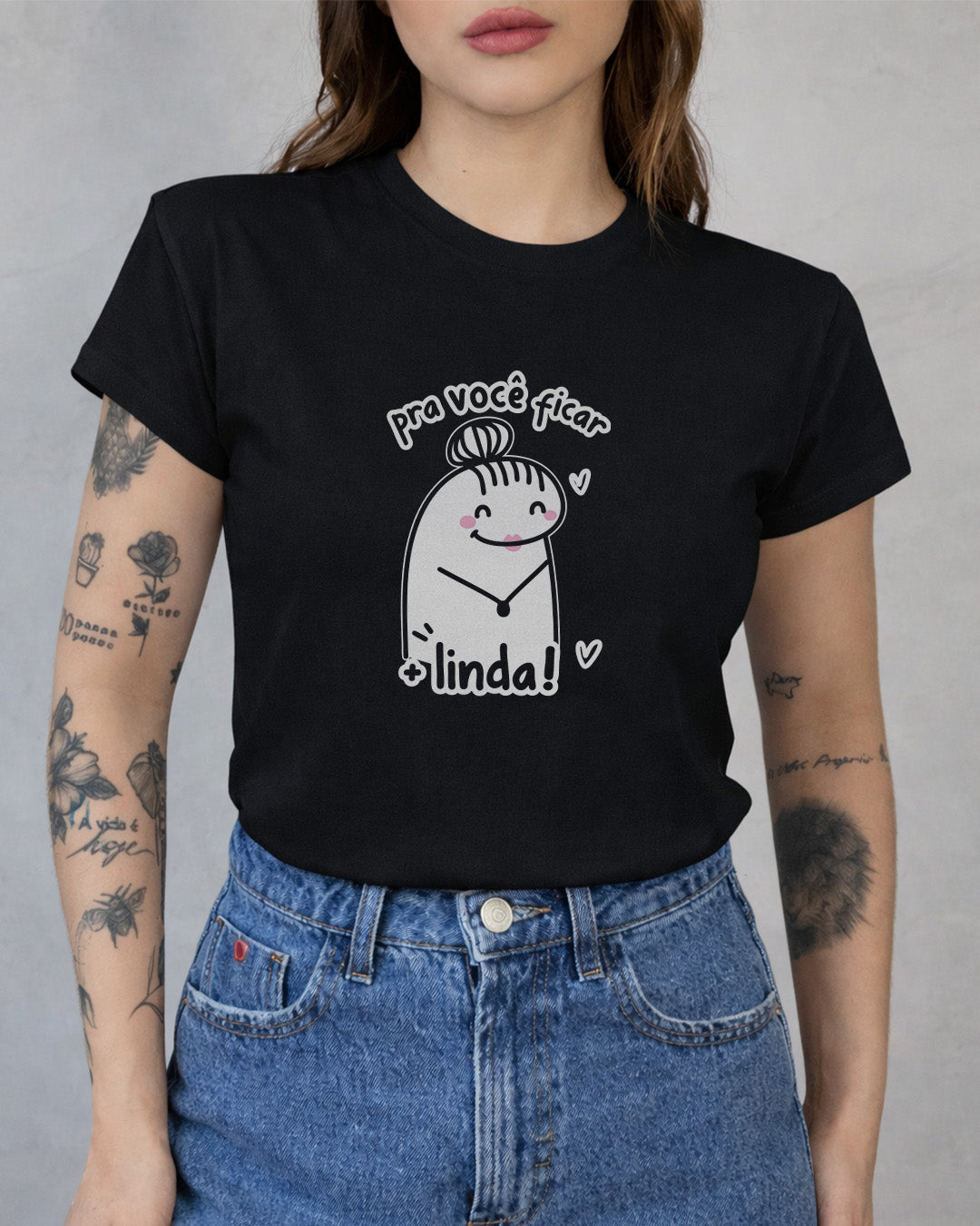Camiseta Dia Das Mães Feminina 100% Algodão "Pra Você Ficar Mais Linda!"