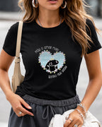 Camiseta 100% Algodão Feminina "Amor De Mãe Mais Bonito Que Existe" Dia Das Mães