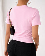 Camiseta Feminina 100% Algodão "Até 3" Dia Das Mães