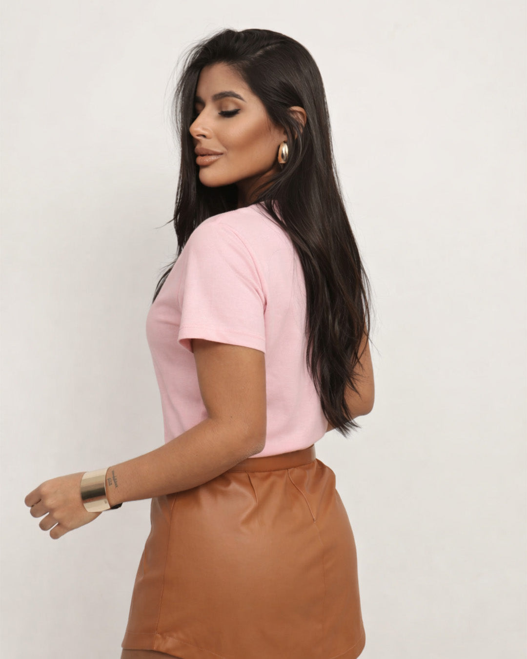 Camiseta Feminina 100% Algodão "Super Mãezona" Dia Das Mães