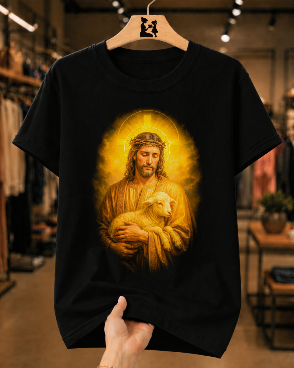 Camiseta Feminina Jesus Bom Pastor