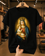 Camiseta Feminina Nossa Senhora Com Menino Jesus