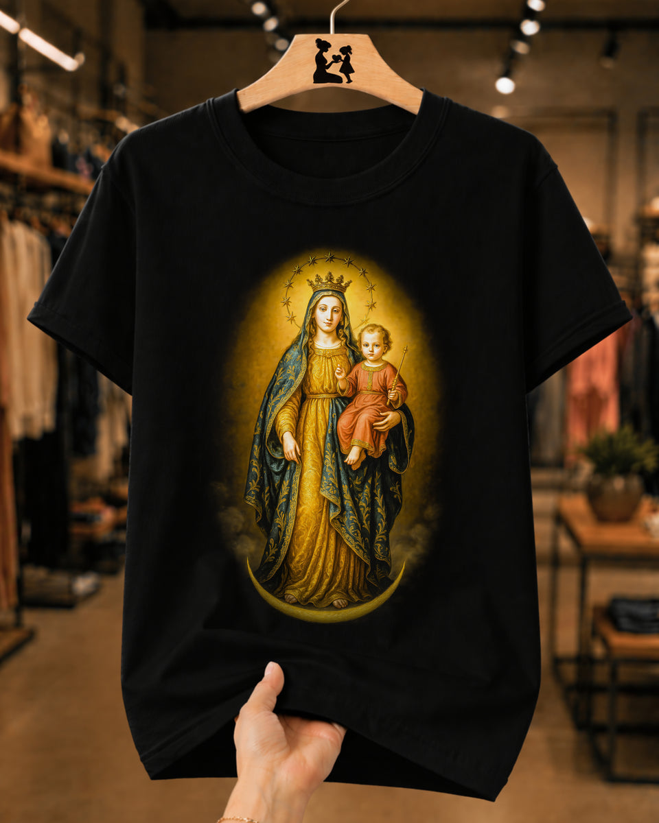 Camiseta Feminina Nossa Senhora Rainha Dos Céus