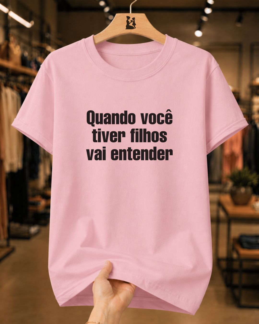 Camiseta Feminina 100% Algodão "Vai Entender" Dia Das Mães
