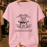 Camiseta Dia Das Mães Feminina "Feliz Dia Das Mães" 100% Algodão