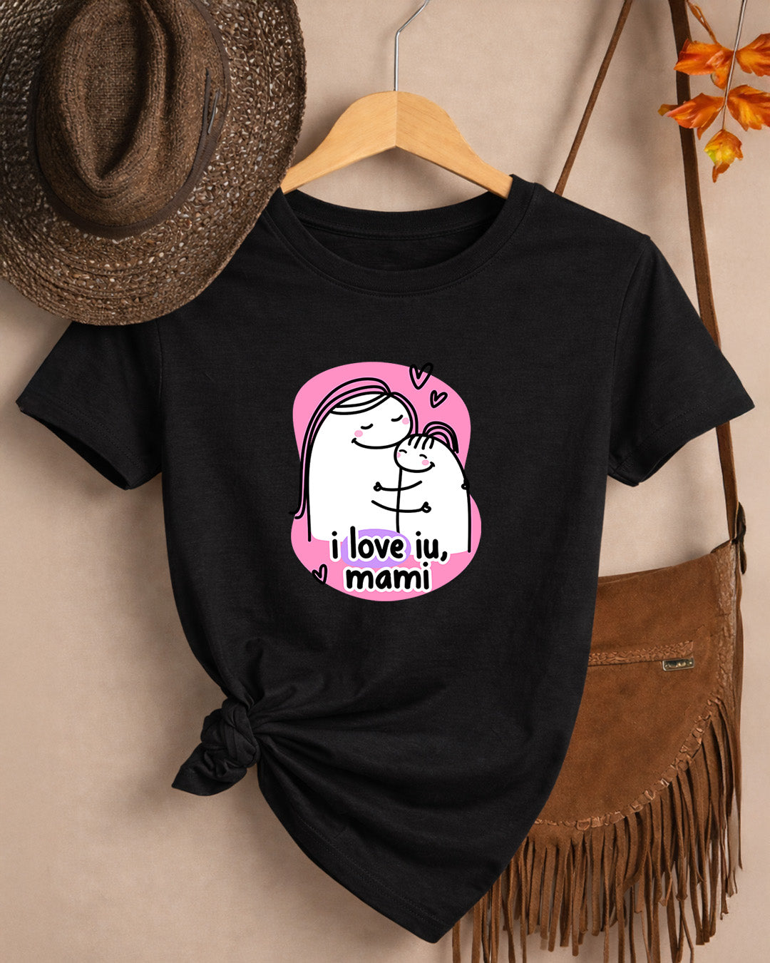 Camiseta Feminina 100% Algodão "I Love You Mami" Dia Das Mães