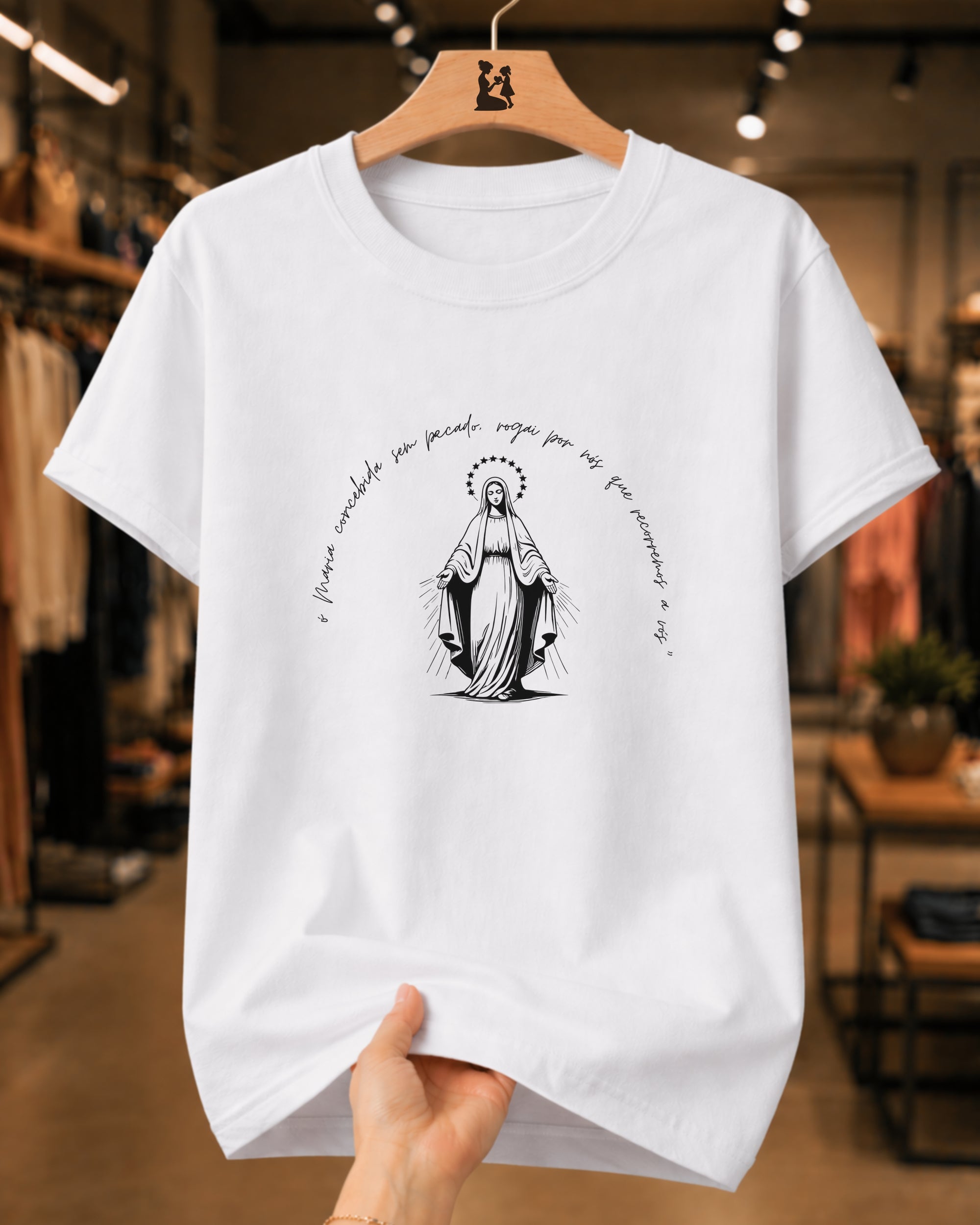 Camiseta Católica Maria Concebida Sem Pecado