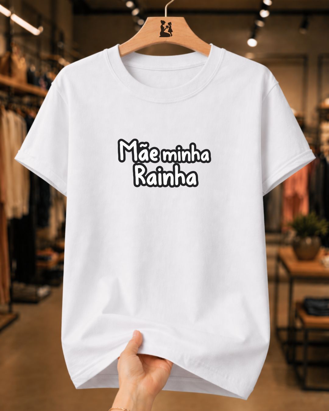 Camiseta Feminina Mãe Minha Rainha