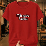 Camiseta Feminina Mãe Minha Rainha