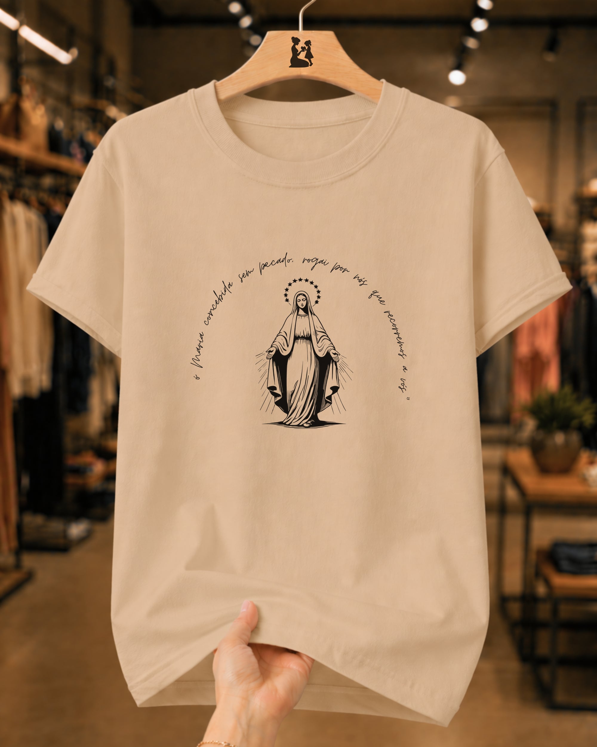 Camiseta Católica Maria Concebida Sem Pecado