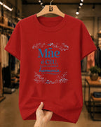 Camiseta Feminina "Mãe É Céu" 100% Algodão Dia Das Mães