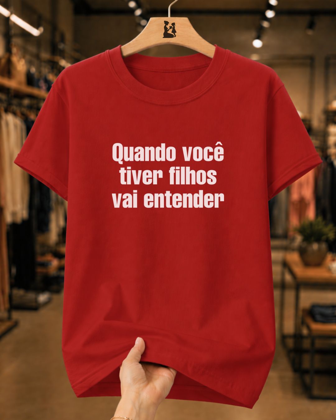 Camiseta Feminina 100% Algodão "Vai Entender" Dia Das Mães