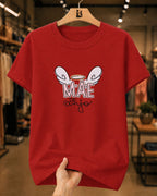 Camiseta Feminina 100% Algodão "Mãe De Anjo" Dia Das Mães