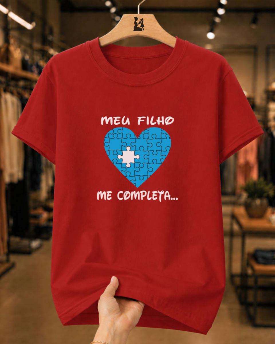 Camiseta Feminina Meu Filho Me Completa