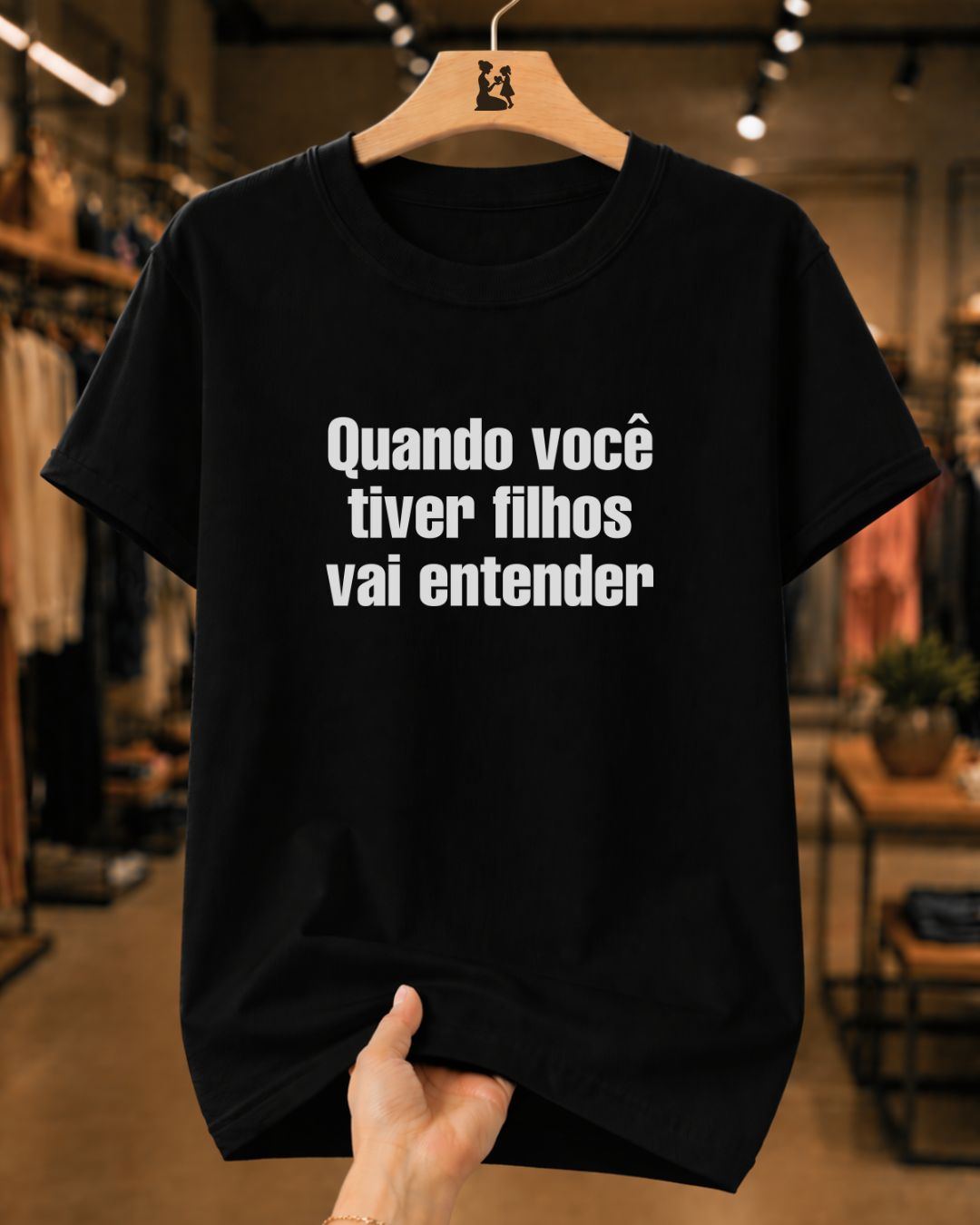 Camiseta Feminina 100% Algodão "Vai Entender" Dia Das Mães