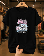 Camiseta Feminina 100% Algodão "Mãe 24h Por Dia" Dia Das Mães