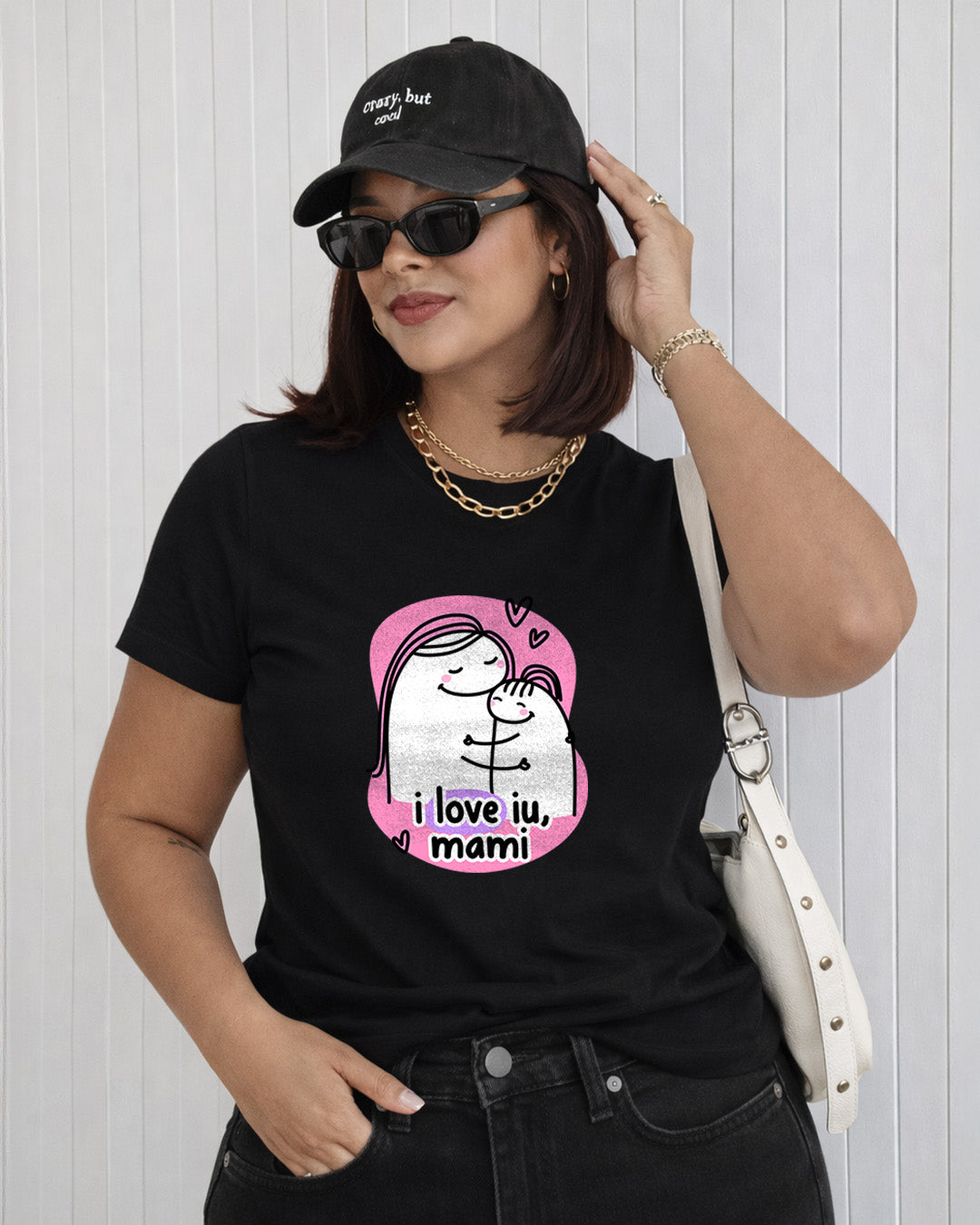 Camiseta Feminina 100% Algodão "I Love You Mami" Dia Das Mães