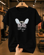 Camiseta Feminina 100% Algodão "Mãe De Anjo" Dia Das Mães