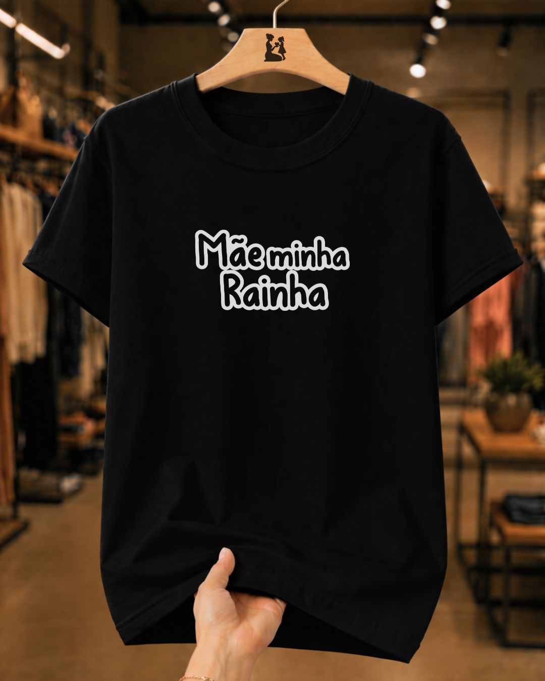 Camiseta Feminina Mãe Minha Rainha