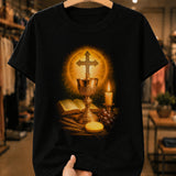 Camiseta Feminina Santa Ceia Cristã