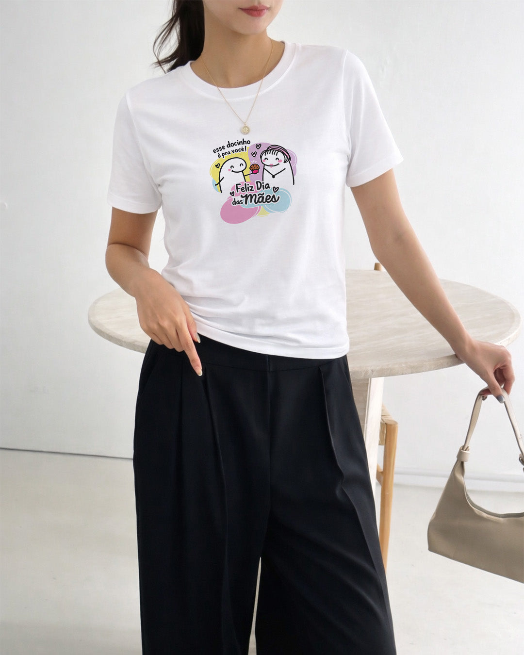 Camiseta Dia Das Mães Feminina "Esse Docinho É Todo Seu" 100% Algodão