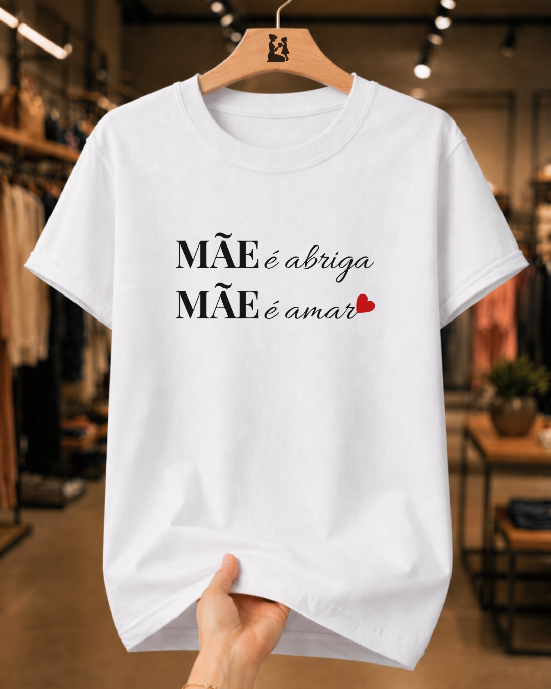 Camiseta Feminina Mãe É Abrigo Mãe É Amar