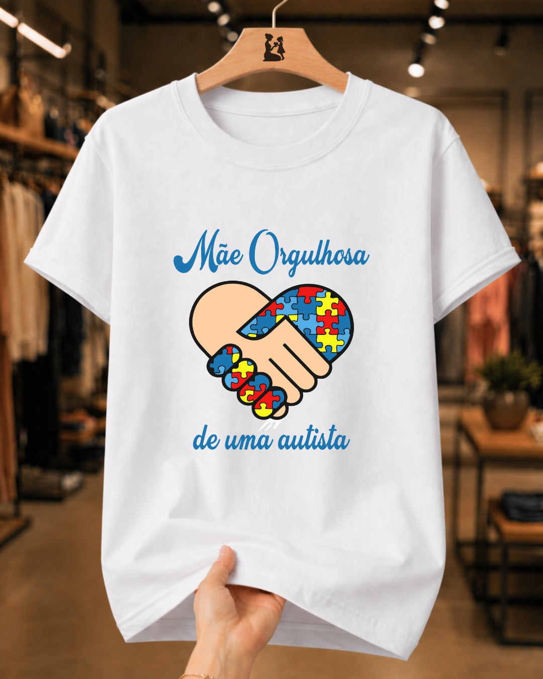 Camiseta Feminina Mãe Orgulhosa De Uma Autista