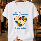 Camiseta Feminina Mãe Orgulhosa De Uma Autista