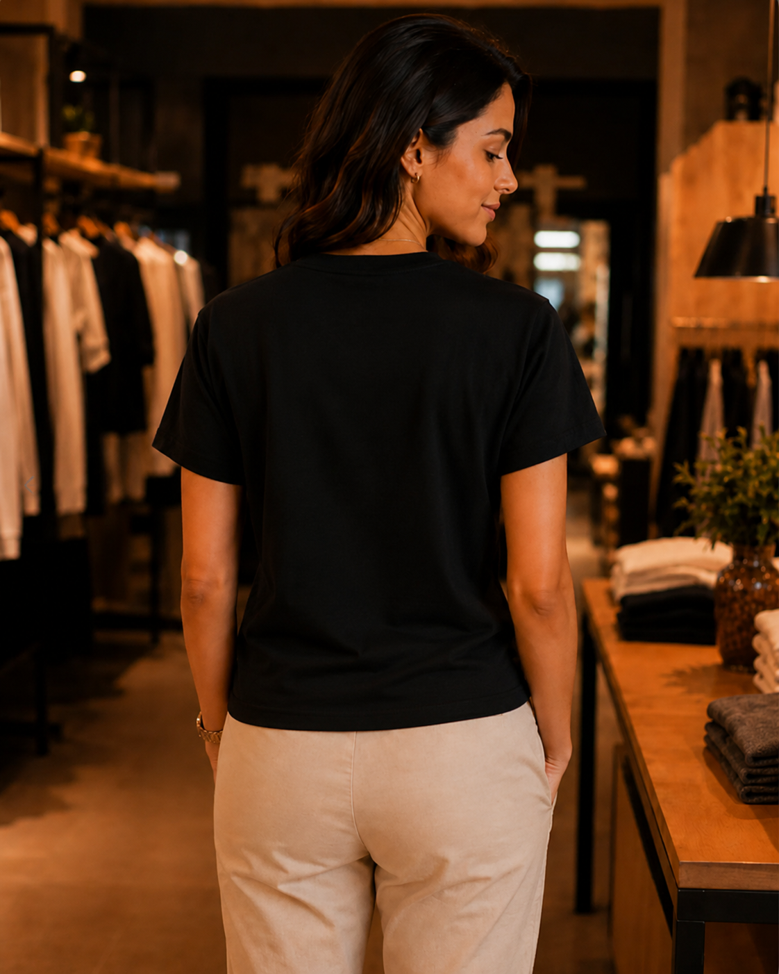 Camiseta Feminina Nossa Senhora Em Oração