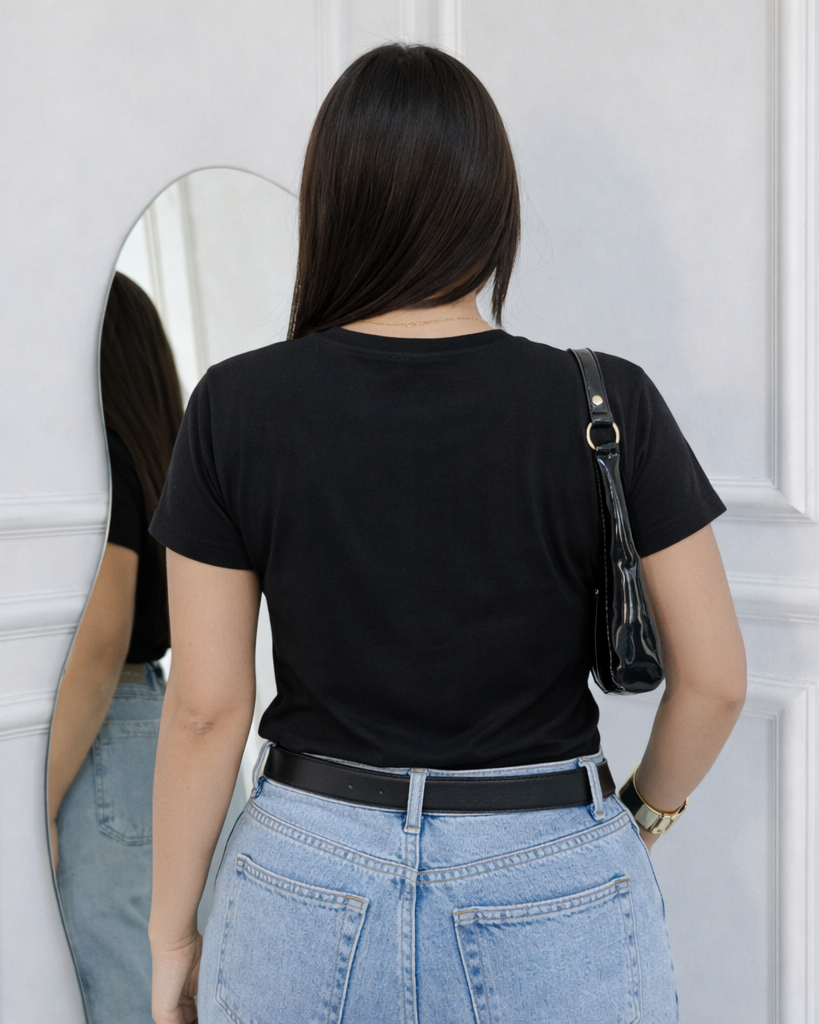 Camiseta Feminina 100% Algodão "Manhê Que Foi" Dia Das Mães