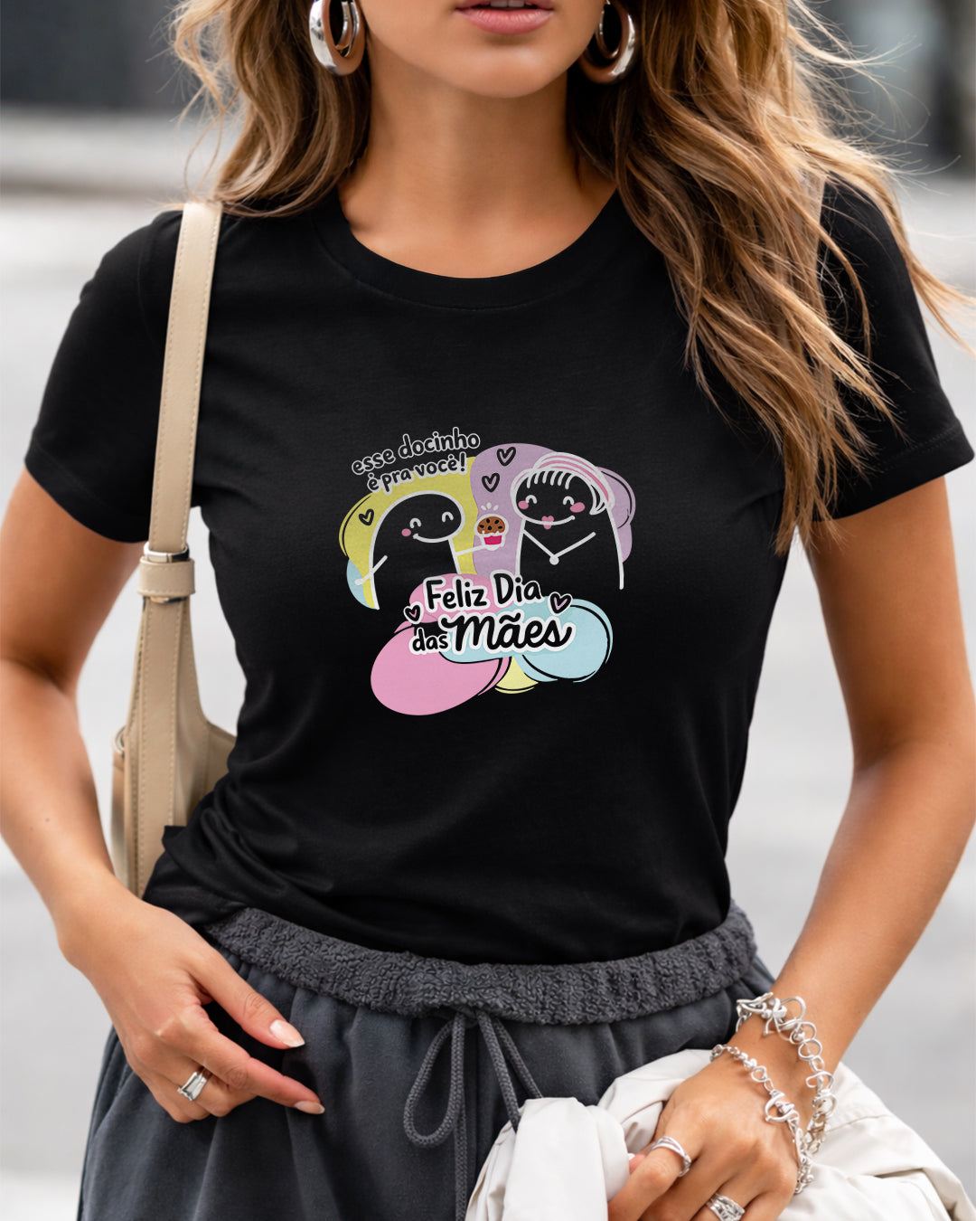 Camiseta Dia Das Mães Feminina "Esse Docinho É Todo Seu" 100% Algodão