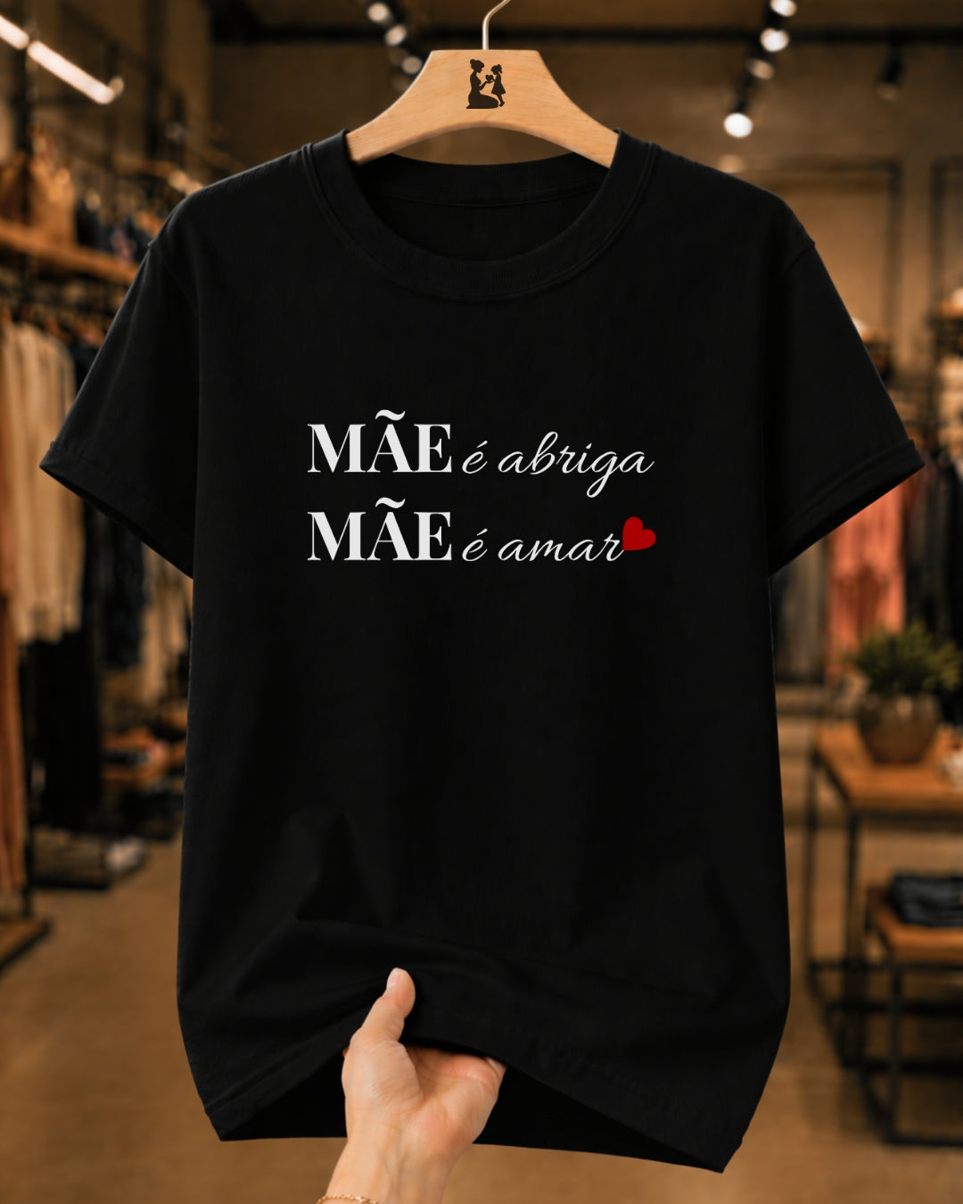 Camiseta Feminina Mãe É Abrigo Mãe É Amar