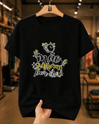 Camiseta Feminina 100% Algodão "Mãe 24 Horas Por Dia" Dia Das Mães