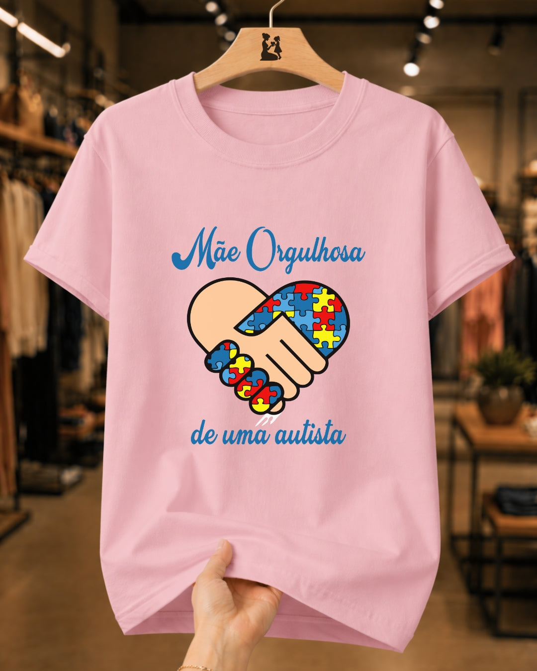 Camiseta Feminina Mãe Orgulhosa De Uma Autista