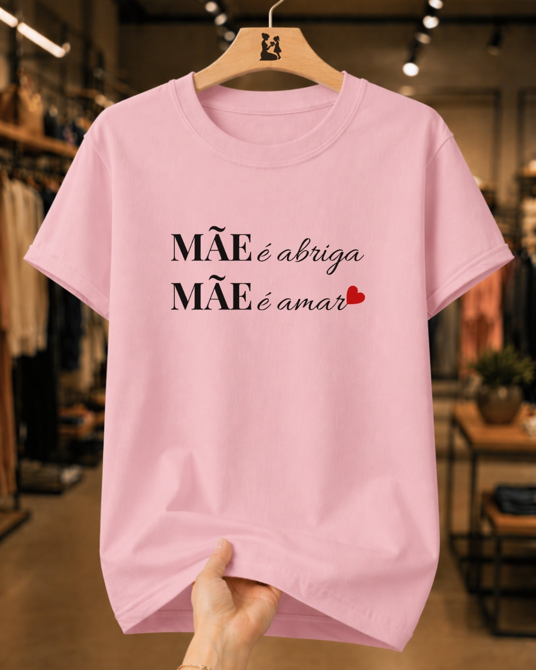 Camiseta Feminina Mãe É Abrigo Mãe É Amar