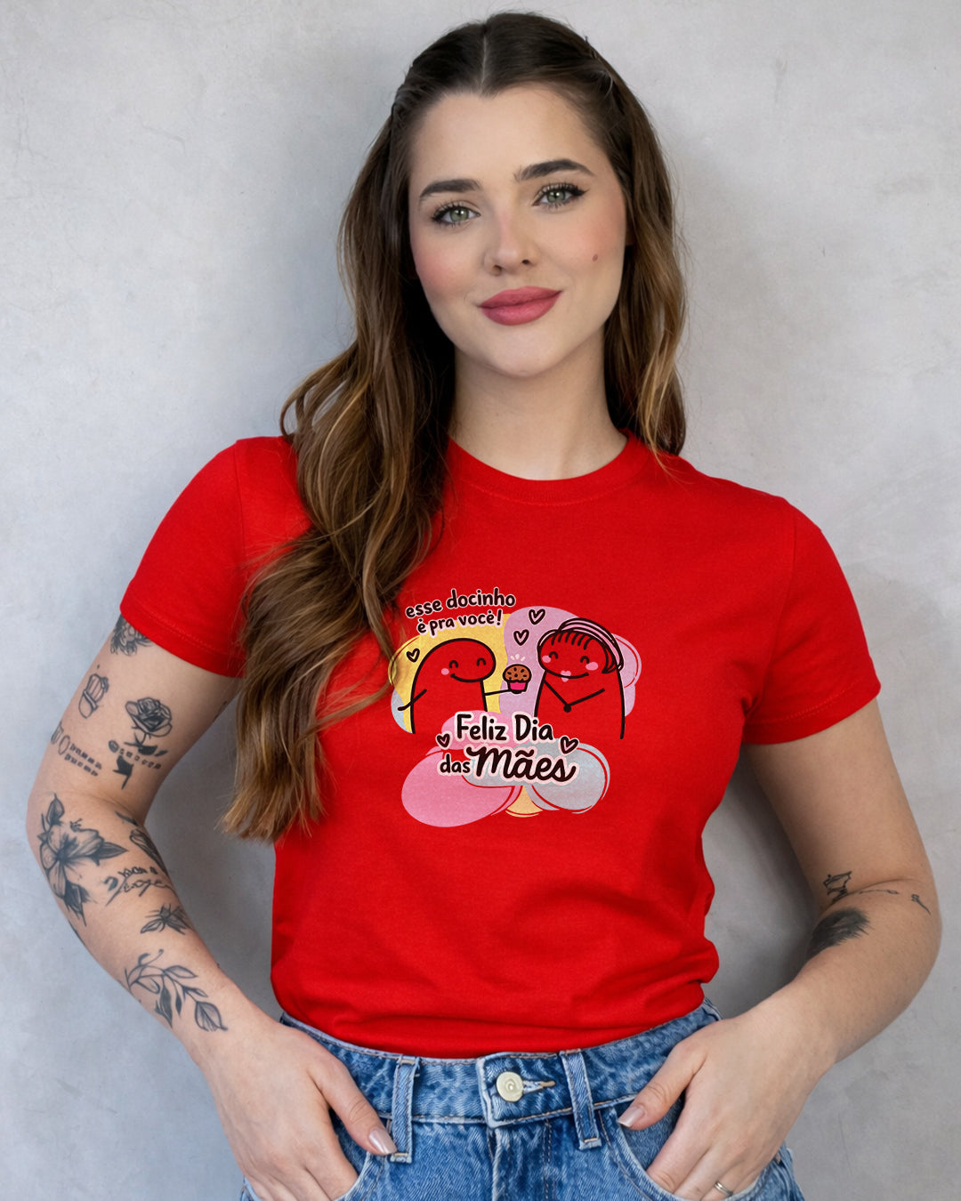 Camiseta Dia Das Mães Feminina "Esse Docinho É Todo Seu" 100% Algodão