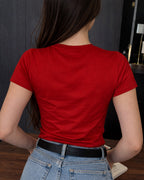 Camiseta Feminina 100% Algodão "Até 3" Dia Das Mães